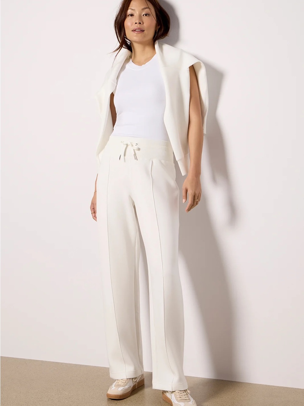 Spanx Wide Leg Pant XS Power White